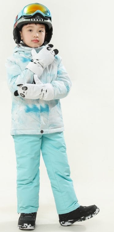 儿童633新款花色雪服（配雪场童裤）