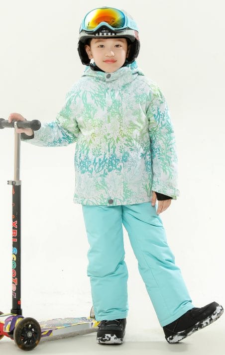 儿童633新款花色雪服（配雪场童裤） 图3