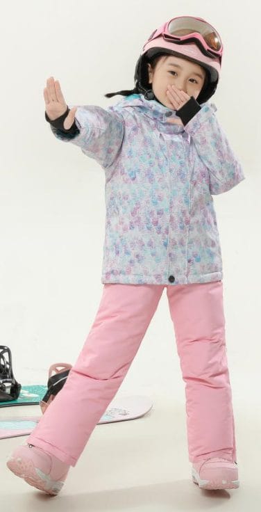 儿童633新款花色雪服（配雪场童裤） 图5