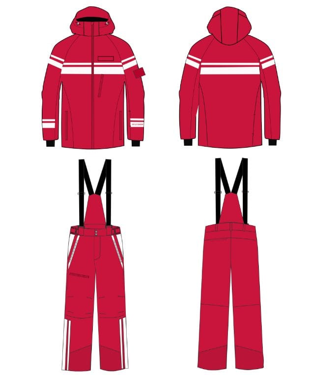 873成人教练雪服(新款)